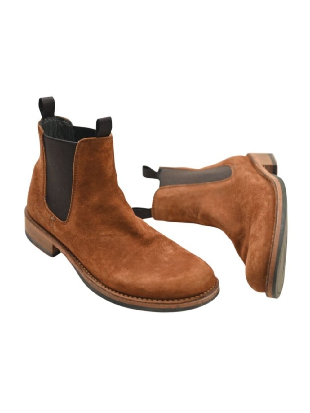 Officine Creative Le Grand 145 Chelsea Boots in Brown Suede